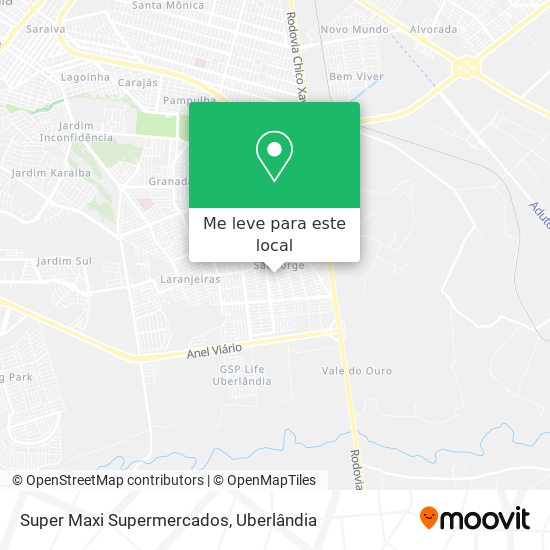 Super Maxi Supermercados mapa