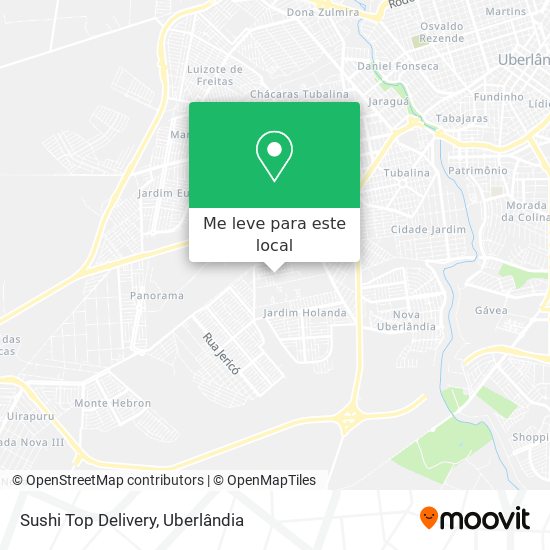Sushi Top Delivery mapa