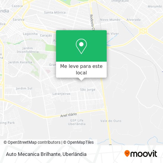 Auto Mecanica Brilhante mapa