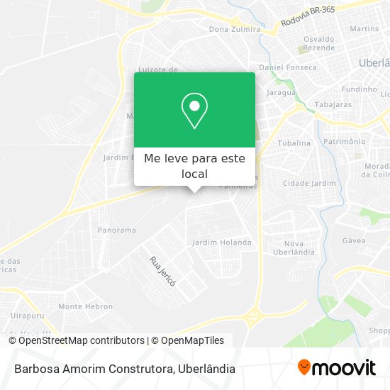 Barbosa Amorim Construtora mapa
