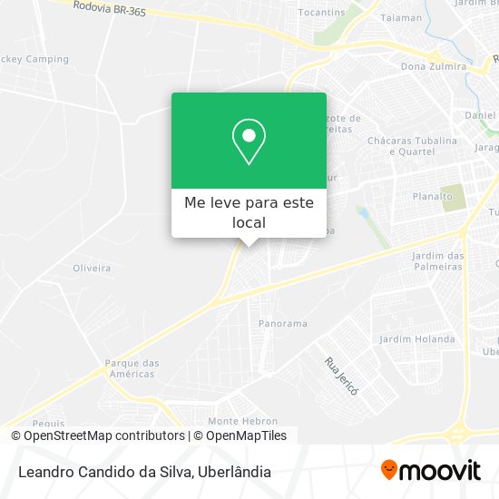 Leandro Candido da Silva mapa
