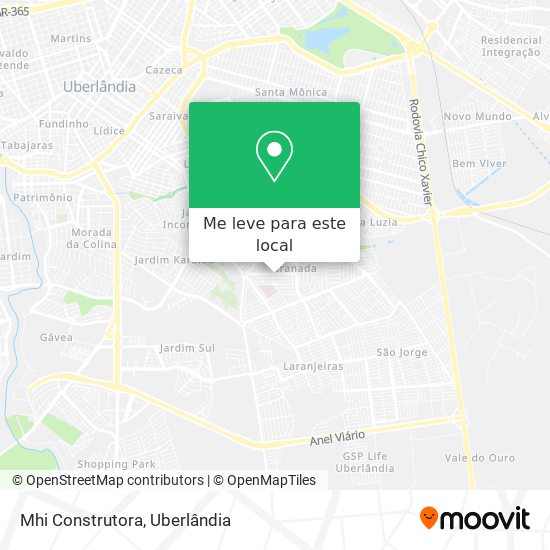 Mhi Construtora mapa