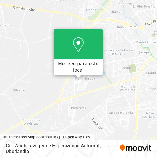 Car Wash Lavagem e Higienizacao Automot mapa
