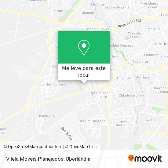 Vilela Moveis Planejados mapa