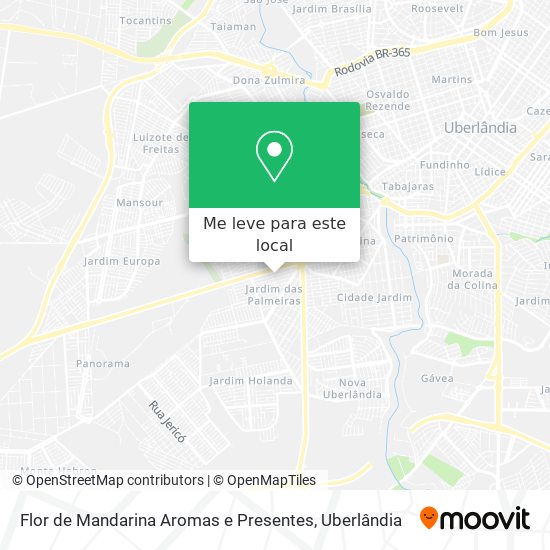 Flor de Mandarina Aromas e Presentes mapa
