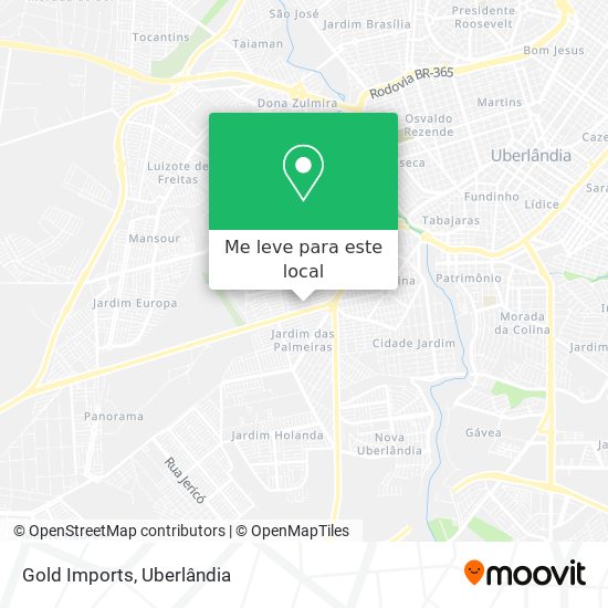Gold Imports mapa