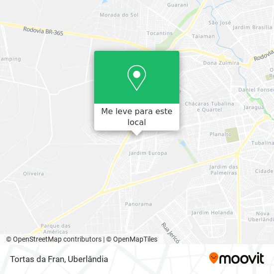 Tortas da Fran mapa