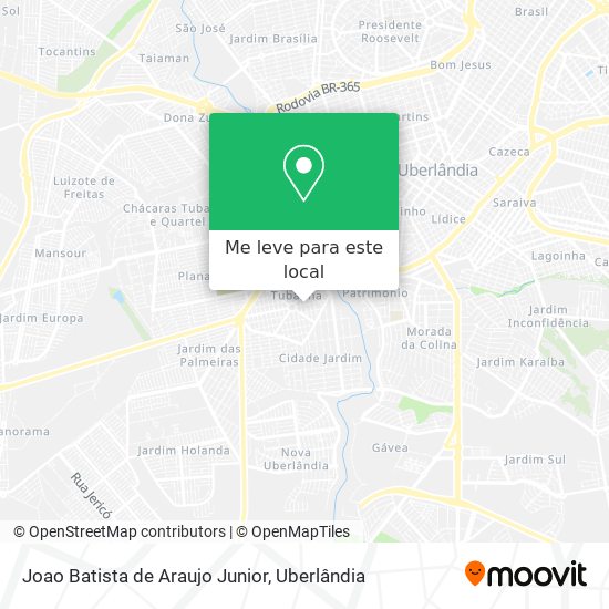 Joao Batista de Araujo Junior mapa