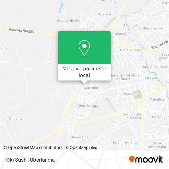 Oki Sushi mapa