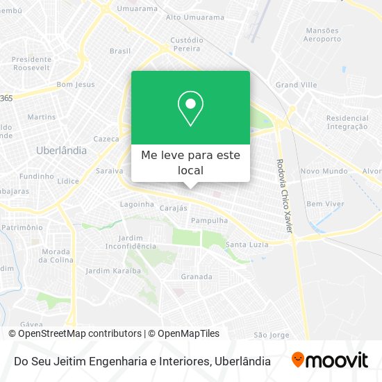 Do Seu Jeitim Engenharia e Interiores mapa