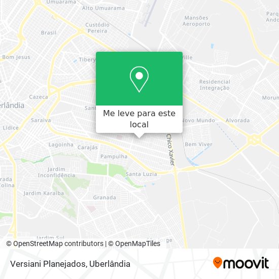 Versiani Planejados mapa