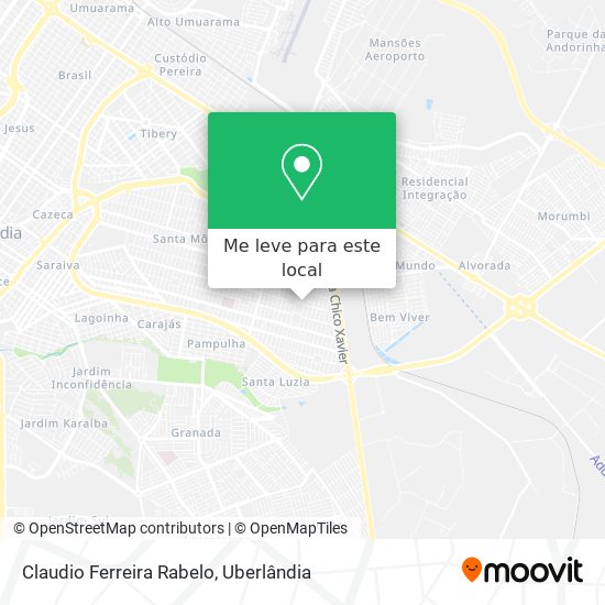 Claudio Ferreira Rabelo mapa