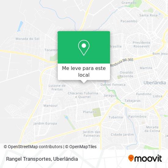 Rangel Transportes mapa