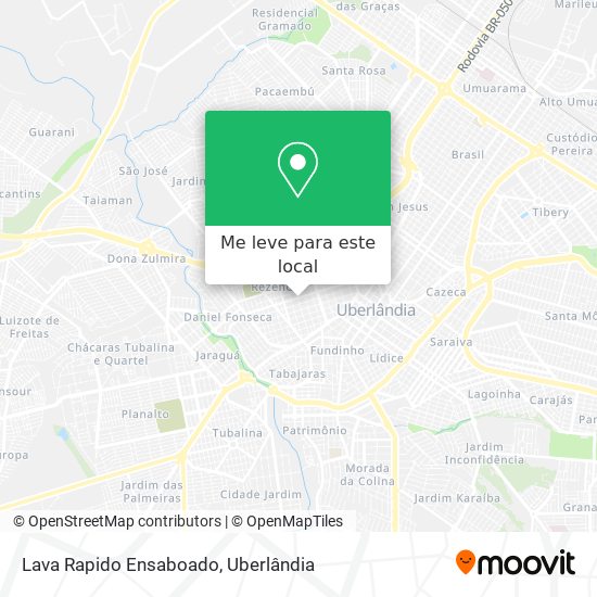 Lava Rapido Ensaboado mapa
