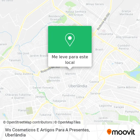 Ws Cosmeticos E Artigos Para A Presentes mapa