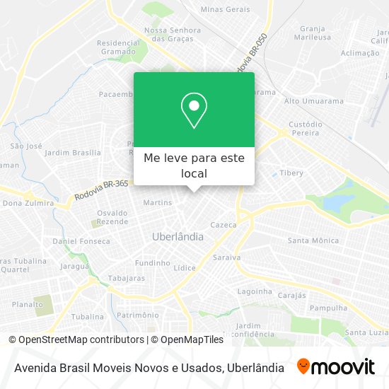 Avenida Brasil Moveis Novos e Usados mapa