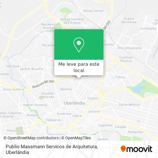 Publio Massmann Servicos de Arquitetura mapa