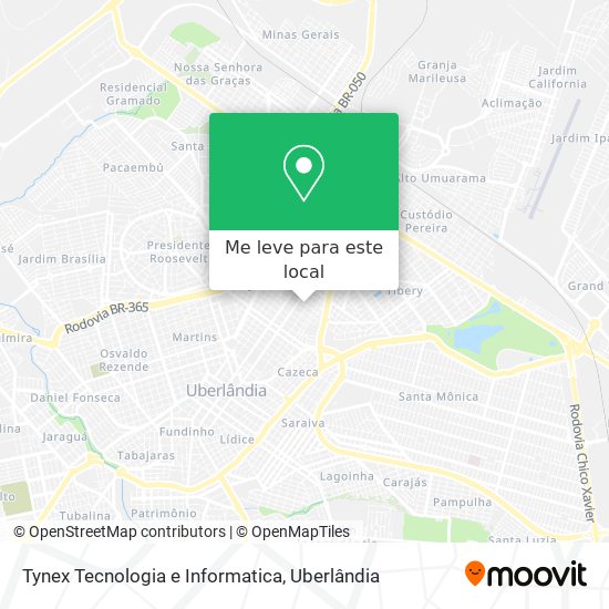 Tynex Tecnologia e Informatica mapa