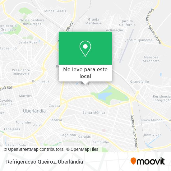 Refrigeracao Queiroz mapa