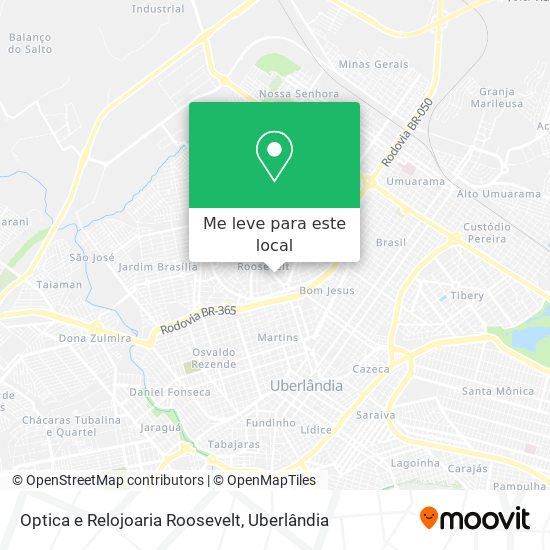 Optica e Relojoaria Roosevelt mapa