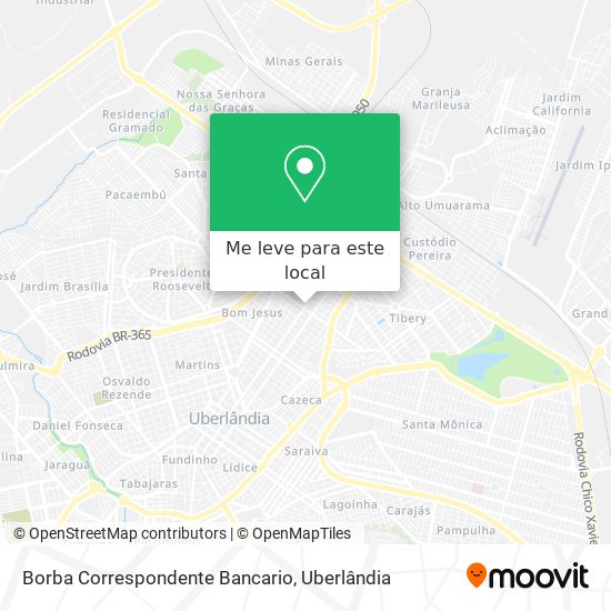 Borba Correspondente Bancario mapa