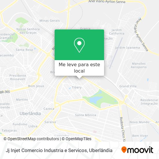 Jj Injet Comercio Industria e Servicos mapa