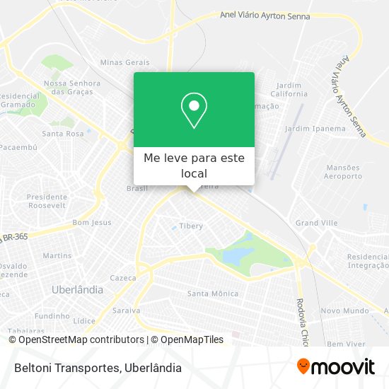 Beltoni Transportes mapa