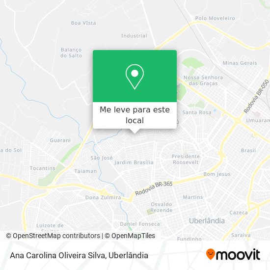 Ana Carolina Oliveira Silva mapa