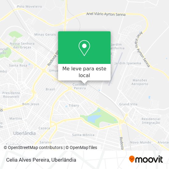 Celia Alves Pereira mapa