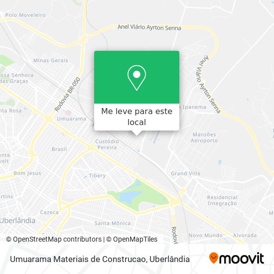 Umuarama Materiais de Construcao mapa