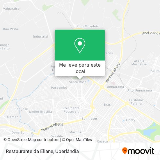 Restaurante da Eliane mapa