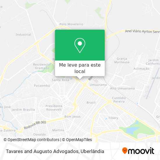 Tavares and Augusto Advogados mapa