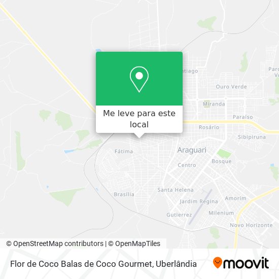 Flor de Coco Balas de Coco Gourmet mapa