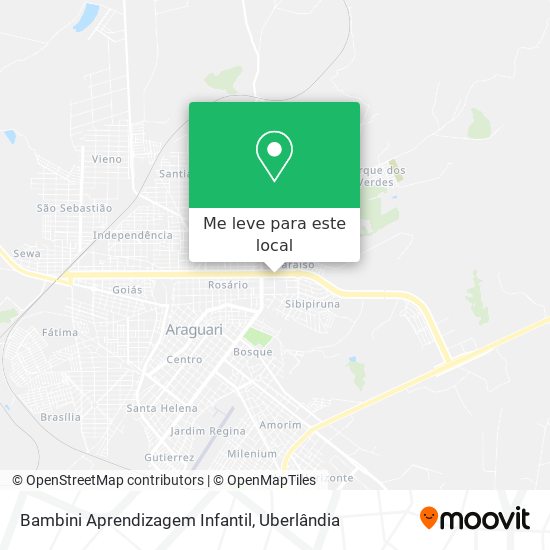 Bambini Aprendizagem Infantil mapa