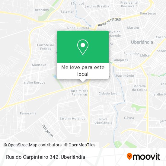 Rua do Carpinteiro 342 mapa