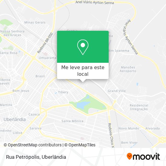 Rua Petrópolis mapa