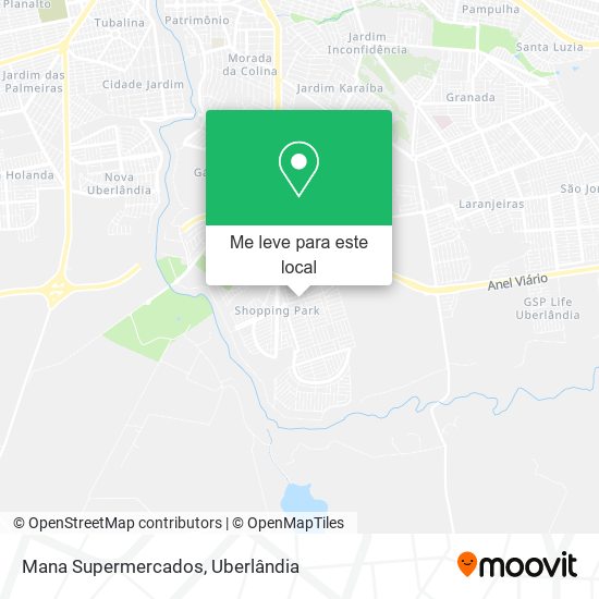 Mana Supermercados mapa