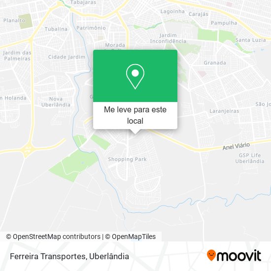 Ferreira Transportes mapa