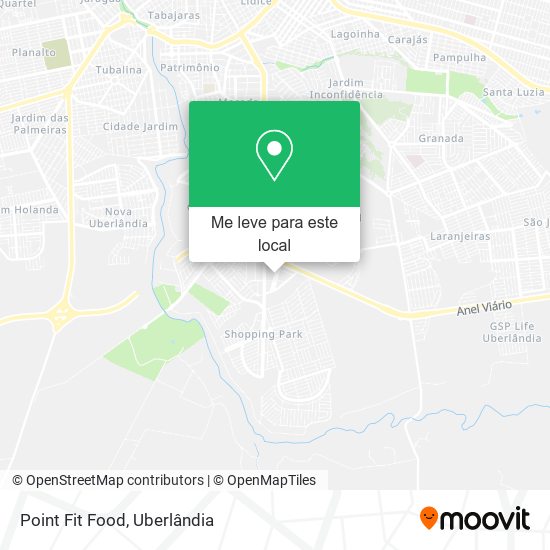 Point Fit Food mapa