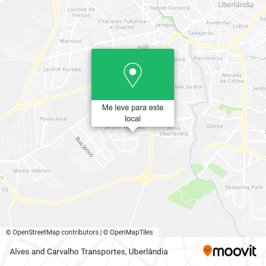 Alves and Carvalho Transportes mapa