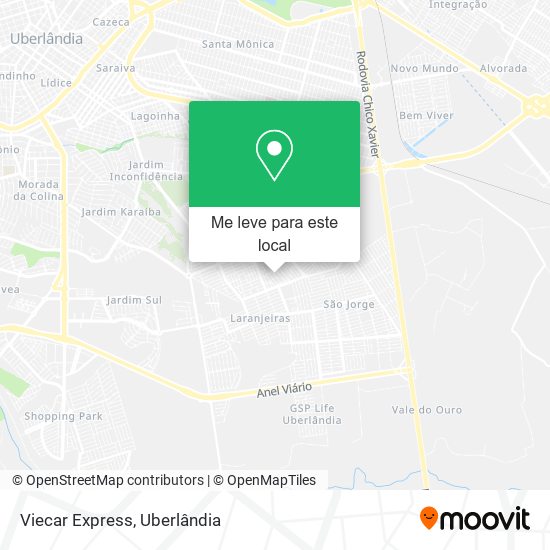 Viecar Express mapa