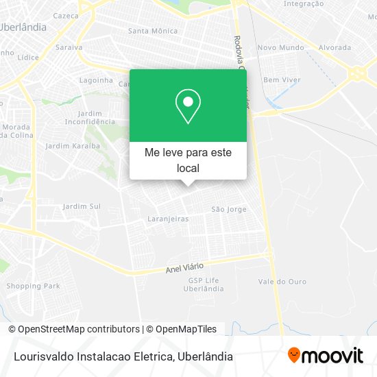 Lourisvaldo Instalacao Eletrica mapa