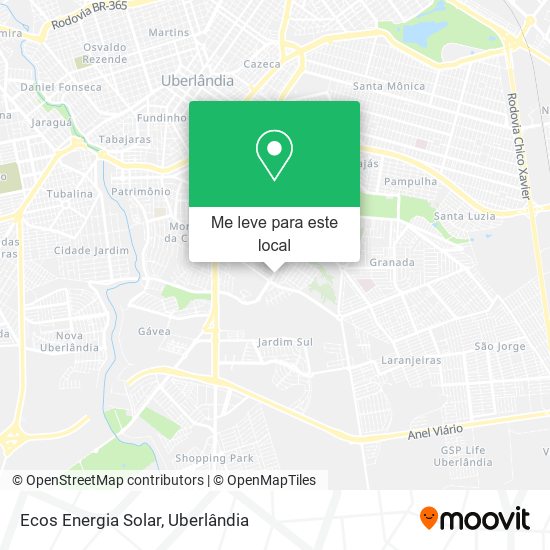 Ecos Energia Solar mapa