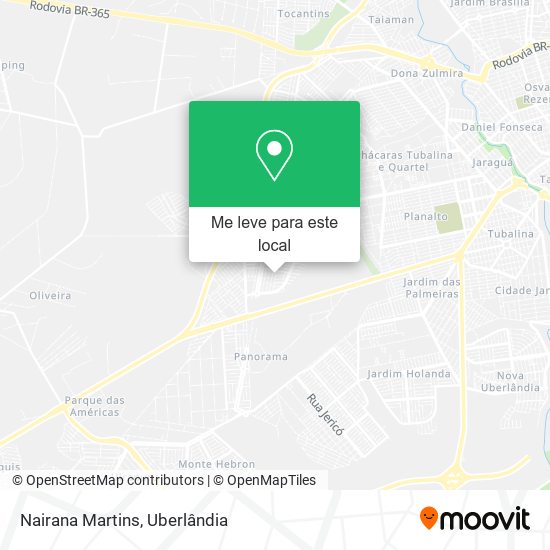 Nairana Martins mapa