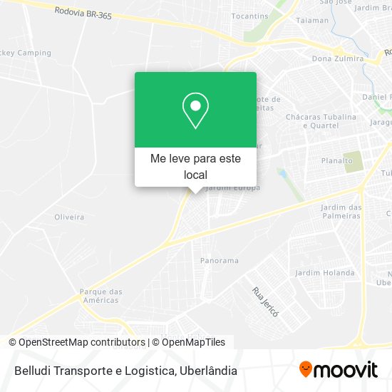 Belludi Transporte e Logistica mapa