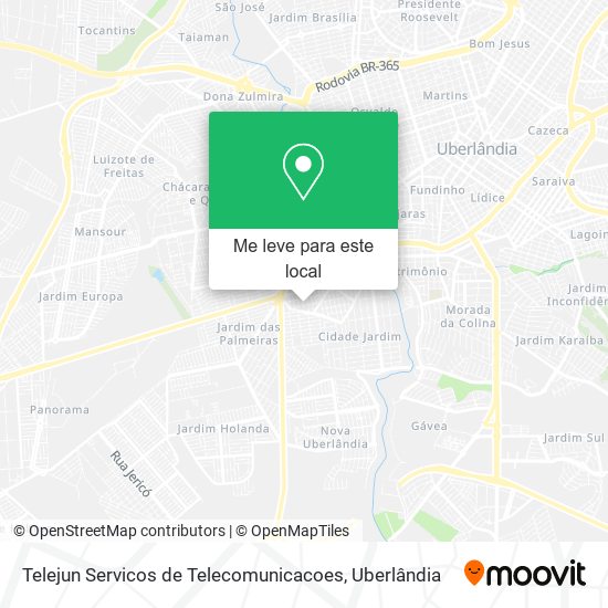 Telejun Servicos de Telecomunicacoes mapa
