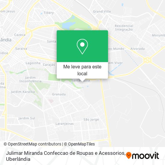 Julimar Miranda Confeccao de Roupas e Acessorios mapa