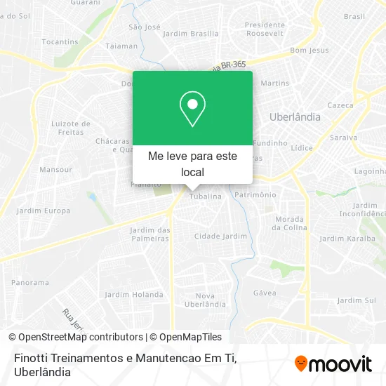 Finotti Treinamentos e Manutencao Em Ti mapa
