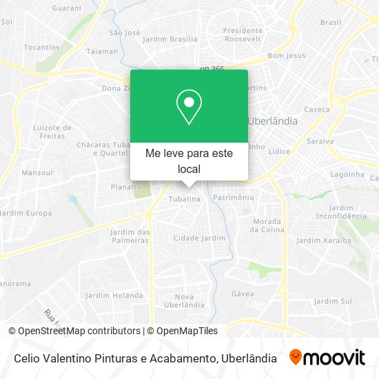 Celio Valentino Pinturas e Acabamento mapa