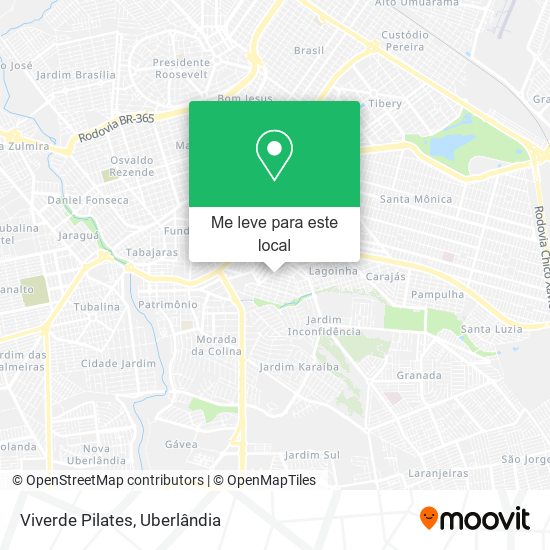 Viverde Pilates mapa